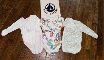 lot body petit bateau 3 mois