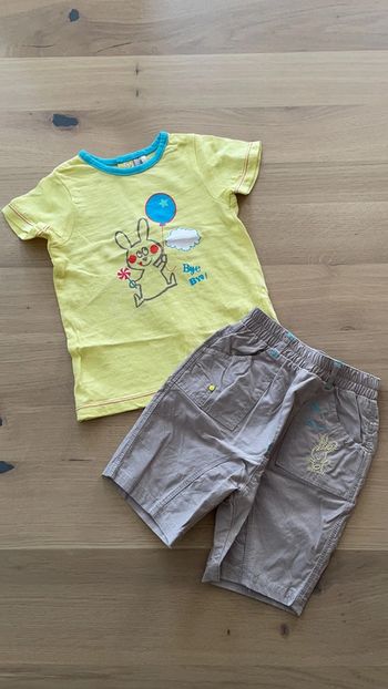 Ensemble short et t-shirt orchestra 6 mois