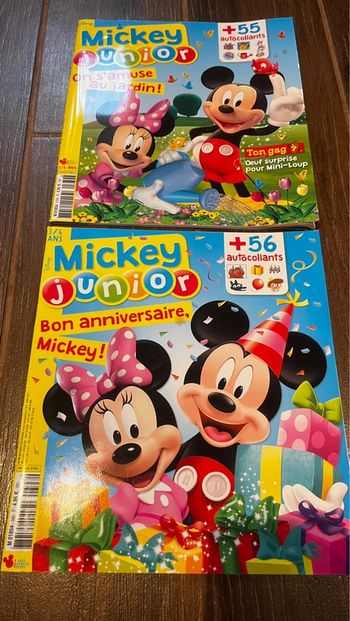 Mickey junior 2 magazines