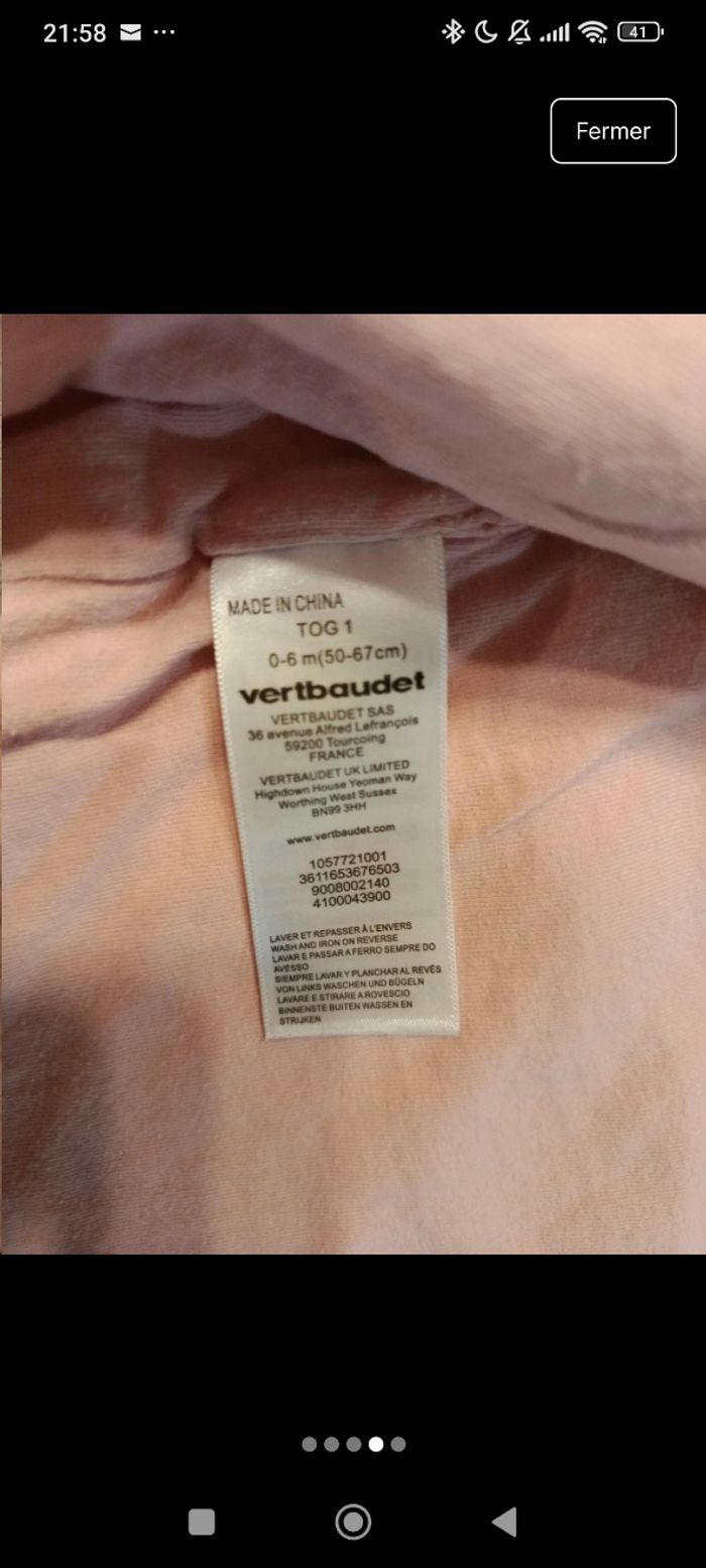 Gigoteuse 0-6mois - photo numéro 4