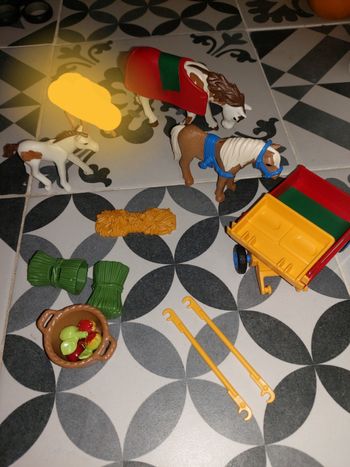 Lot playmobil chevaux