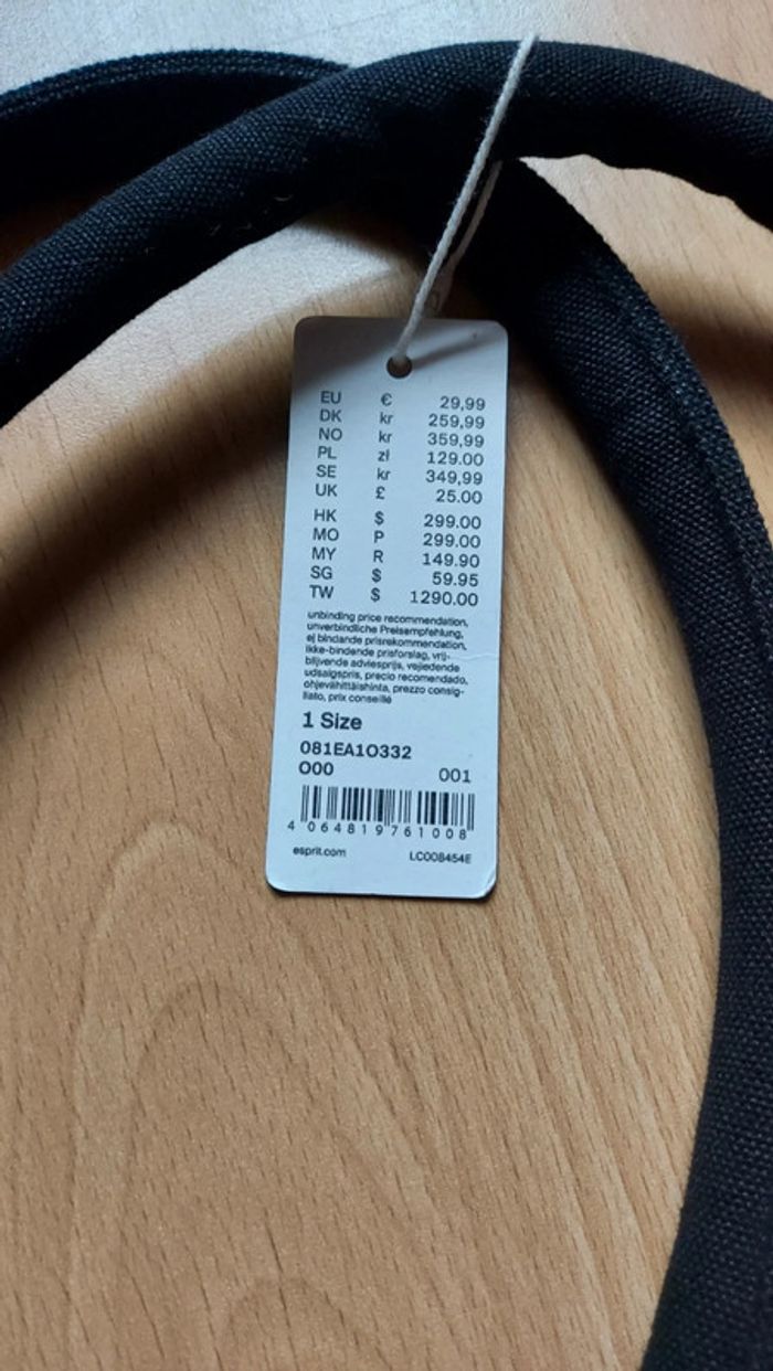 Sac en tissus Esprit noir - photo numéro 3