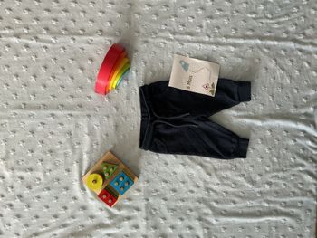 pantalon de jogging marin taille élastique et lien de serrage 6 mois lupilu