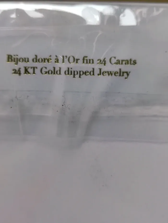 💋 jonc ajustable doré à l'or fin 24K - photo numéro 4