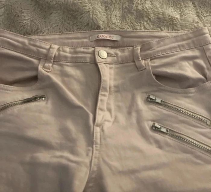 Pantalon femme camaïeu 38 rose - photo numéro 5