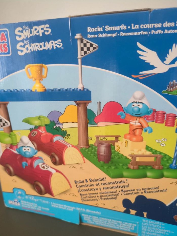 mega bloks les schtroumpfs la course - photo numéro 5