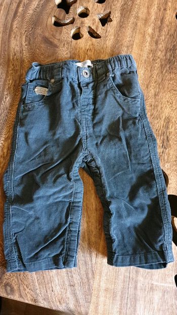 Pantalon velours, 6 mois.