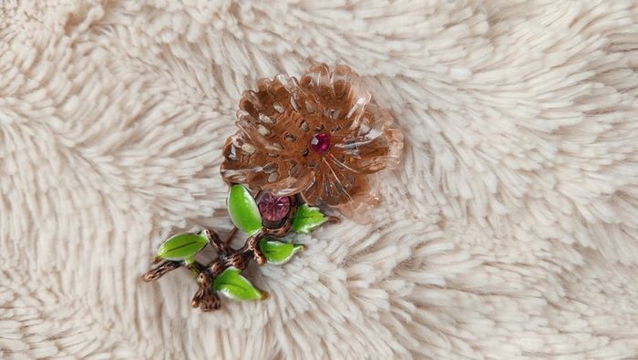 Broche fleur
