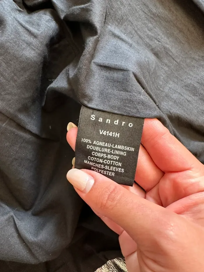 Perfecto Sandro argenté taille 36 - photo numéro 7