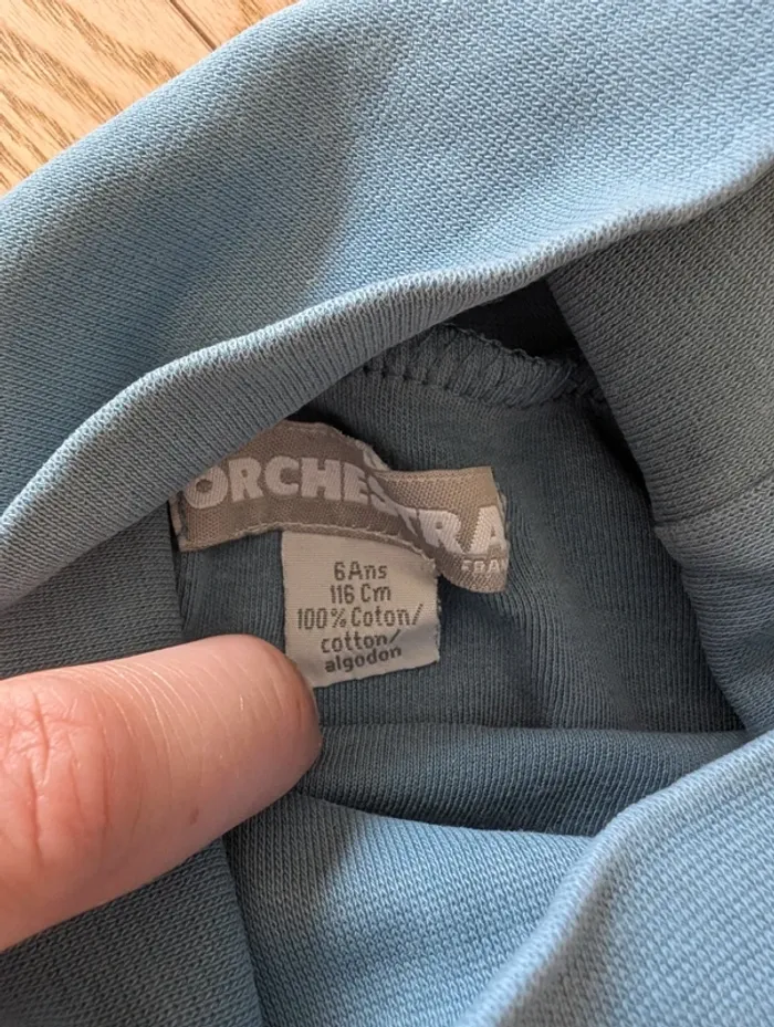 Tee shirt à col roulé et manches longues - photo numéro 2