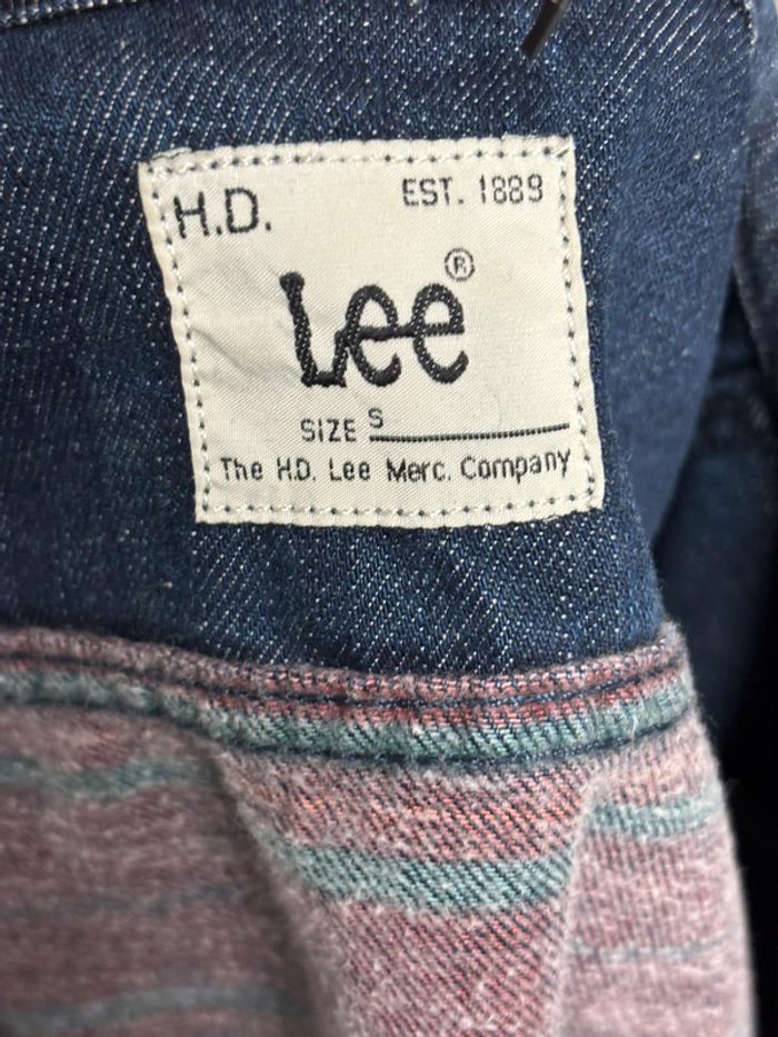 Veste en Jean Lee - Taille XS - Bleu et Violet - photo numéro 4