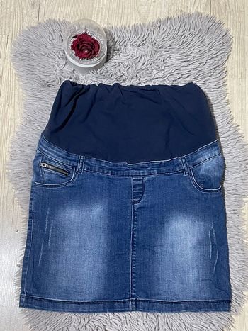 Jupe en jean de maternité