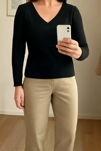 Pull noir - Taille L / 40