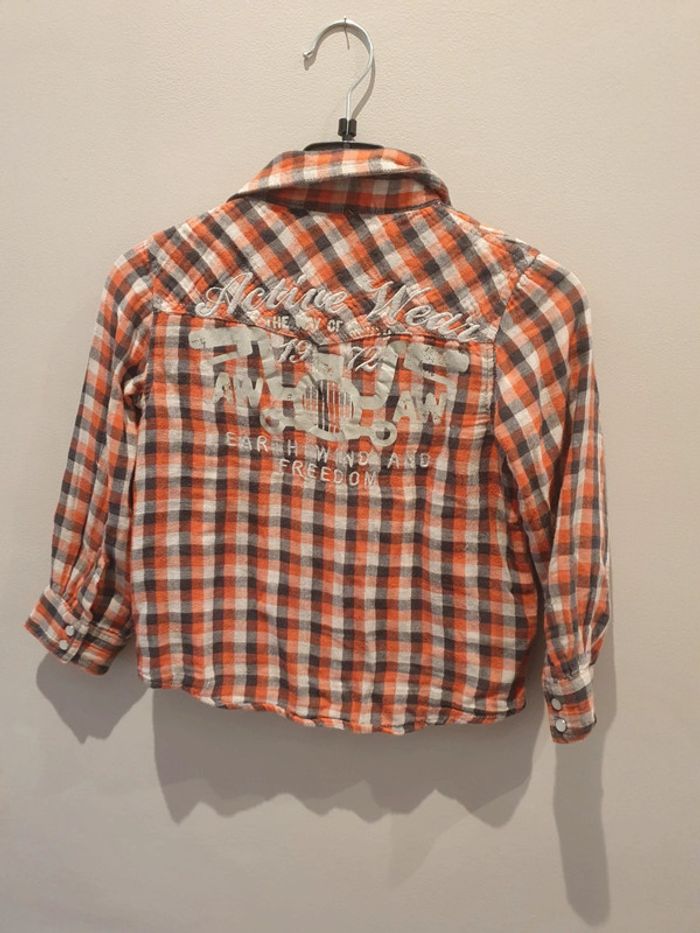 Chemise flanelle 3 ans la redoute active wear - photo numéro 2