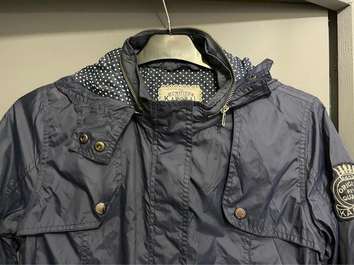 Imperméable coupe vent femme Kaporal M 38 bleu marine k-way kway - photo numéro 7