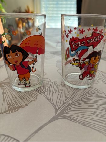 Lot de 2 verres dora