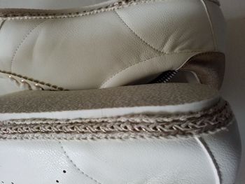Basket similicuir beige semelles doré pointure 41 neuve