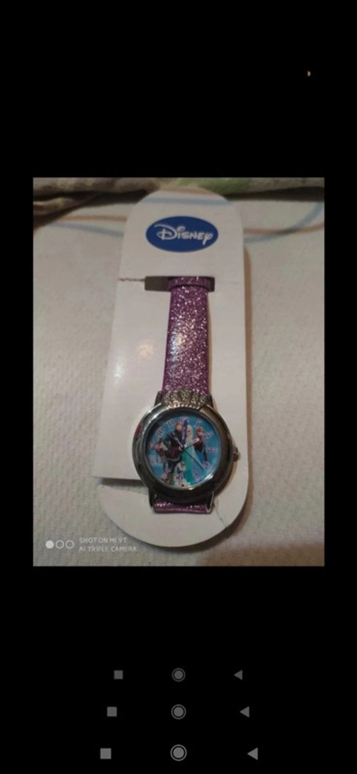 Montre reine des neiges rentrée Maty