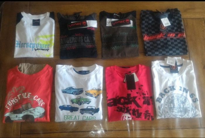 Lot de 8 tee-shirts manches longues