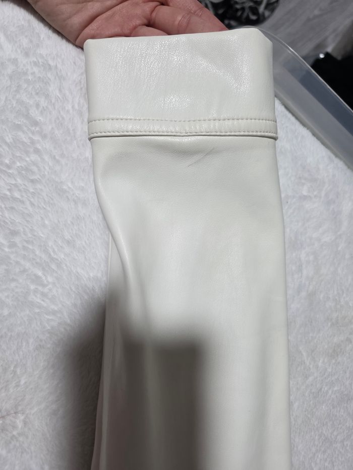 Veste en cuir blanche - photo numéro 6