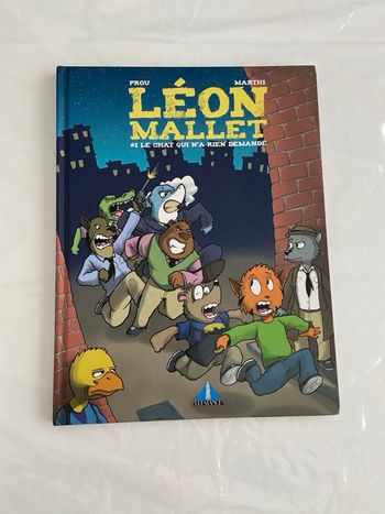 BD Léon Mallet - Tome 1 : Le chat qui n'a rien demandé