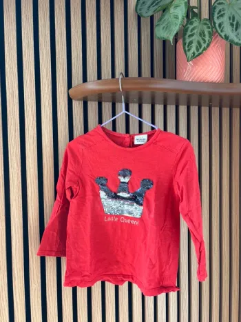 T-shirt manche longue couronne