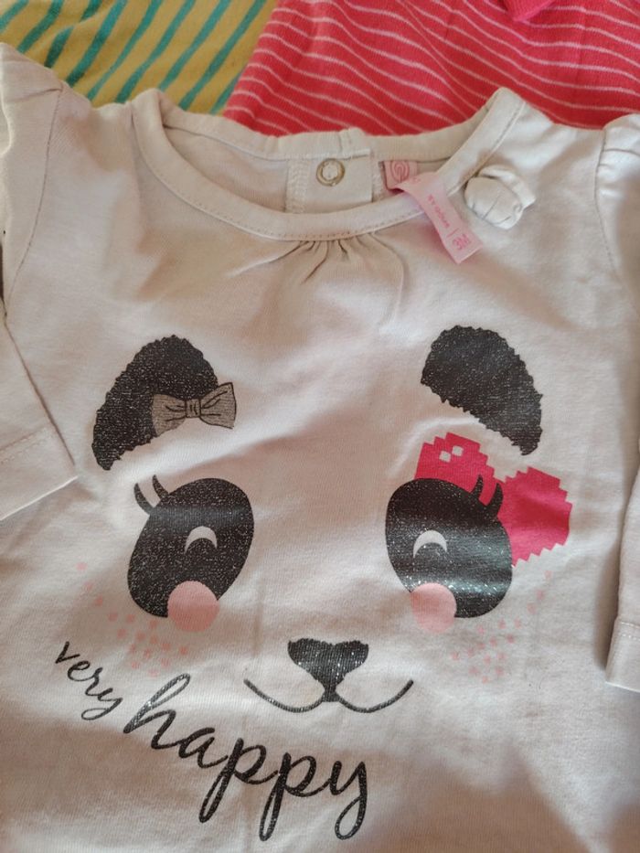 Lot de 8 t-shirts manches longues - photo numéro 2