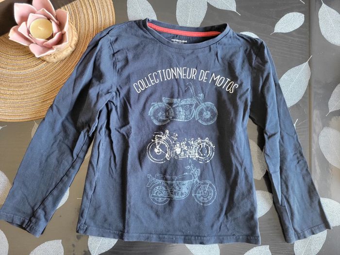 Lot de 5 tee-shirts manches longues garçon 8 ans - photo numéro 3