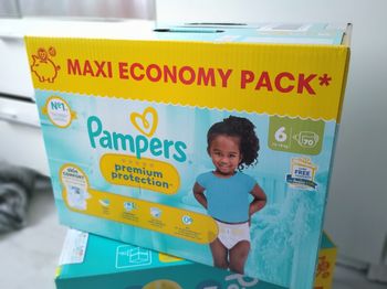 Couches pampers premium 6