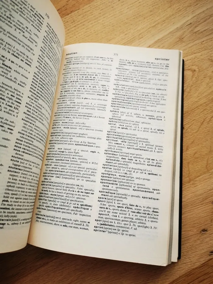 Dictionnaire français anglais - photo numéro 3