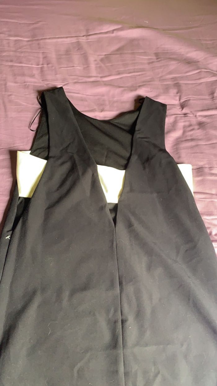 Robe noir Zara bandeau blanc - photo numéro 3