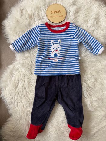 Pyjama deux pièces 1 mois