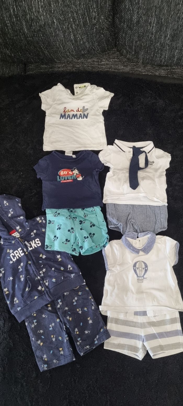 Lot ensemble short maillot