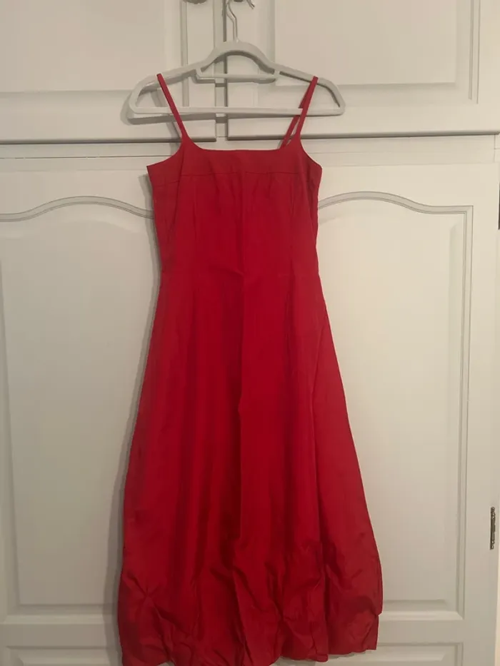 Robe longue rouge