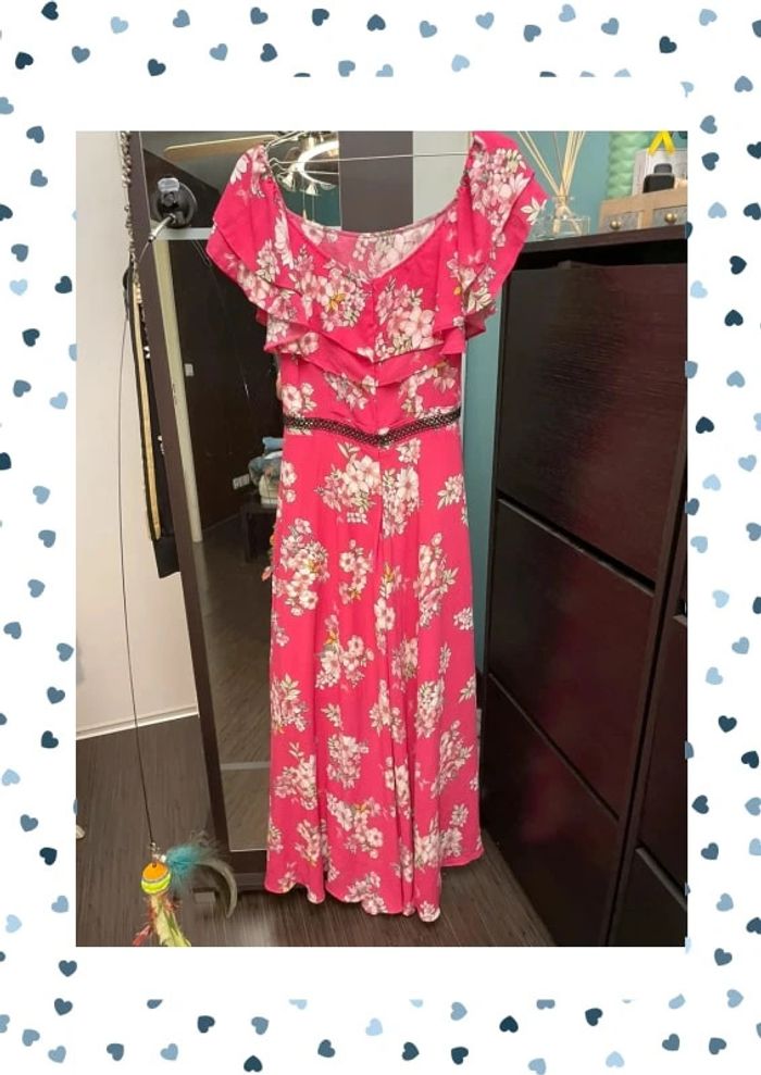 Robe longue à fleurs New Style Bye Choman Mode TM - photo numéro 2
