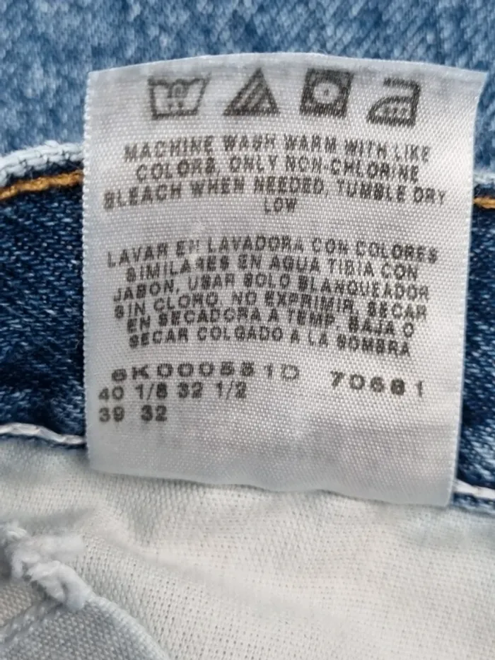Jean Wrangler bleu – Taille 38x32 US / 48 FR Homme (mesures en photos) - photo numéro 9