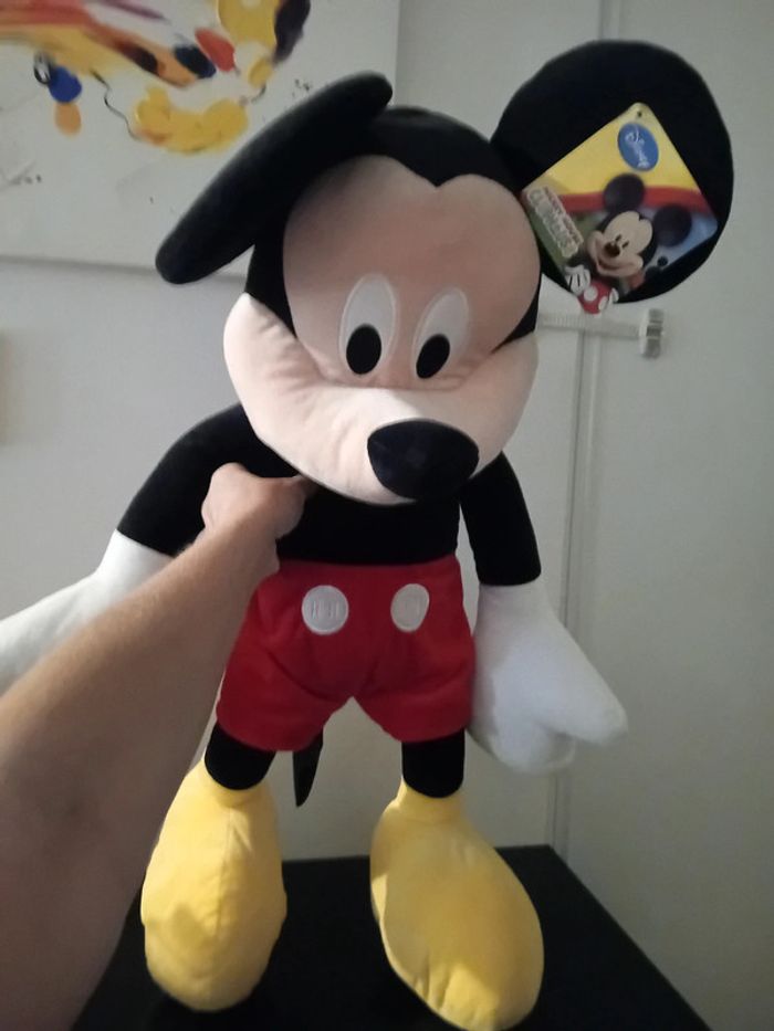 Lot peluches mickey 85cm et minnie 40cm neuves - photo numéro 4