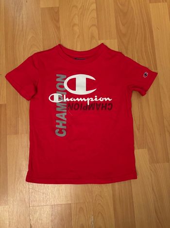 🔴 T-shirt Champion rouge enfant