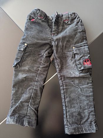 Pantalon jean côtelé avec doublure 3 ans Orchestra 
