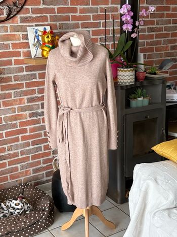 Robe pull col roulé taille unique