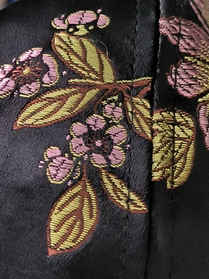 Casquette à fleurs brodée femme - photo numéro 9