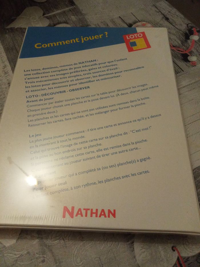 Jeu LOTO "Babar" des éditions Nathan - Neuf - photo numéro 2