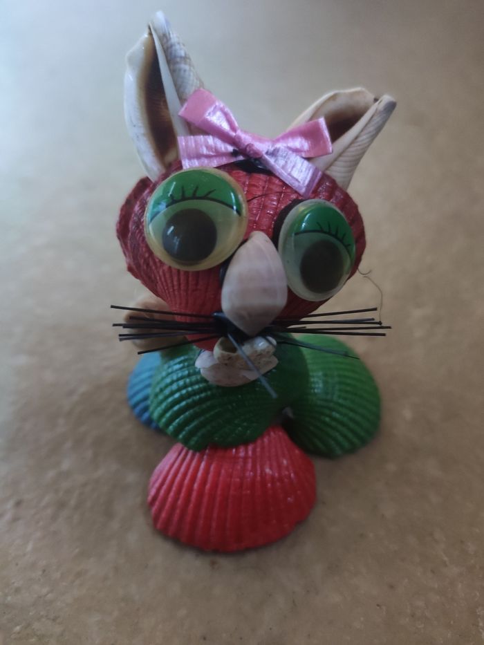 Souris en coquillage