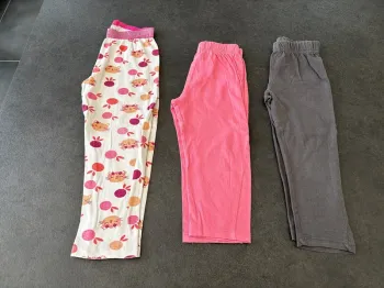 Lot bas de pyjama coton