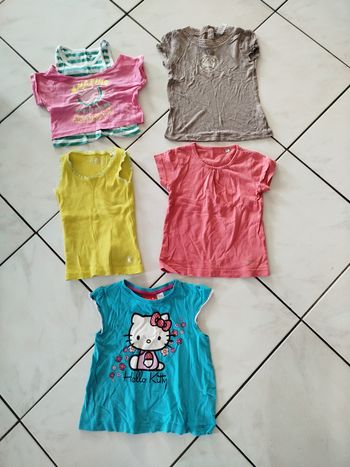 Lot t-shirt fille 3 ans