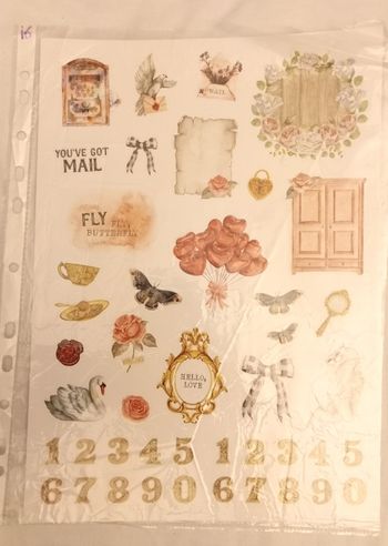 Autocollant effet ancien tout neuf