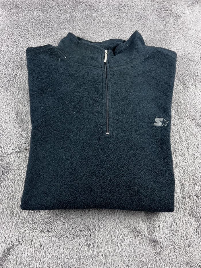 Polaire Starter Noire Logo Brodé – Taille L