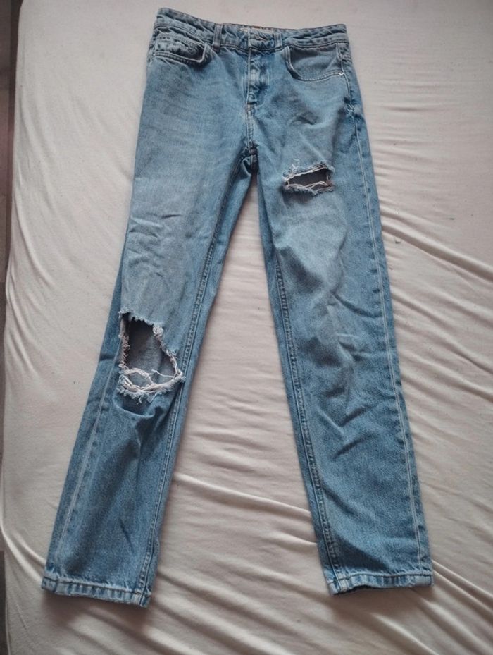 Pantalon à trous femme