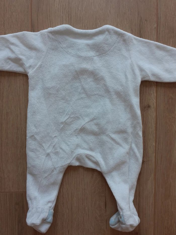 Pyjama fille blanc naissance Sucre d'orge - photo numéro 3