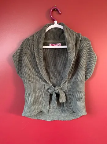 Gilet manche courte fille 4 ans nky